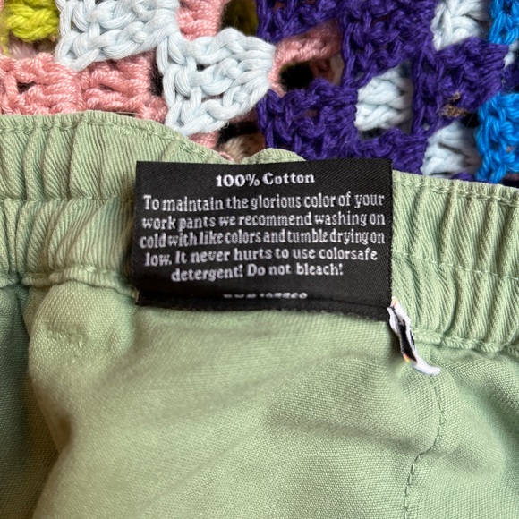 BIG BUD PRESS PENCIL PANTS / size M / sage green - Picture 2 of 10